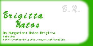 brigitta matos business card